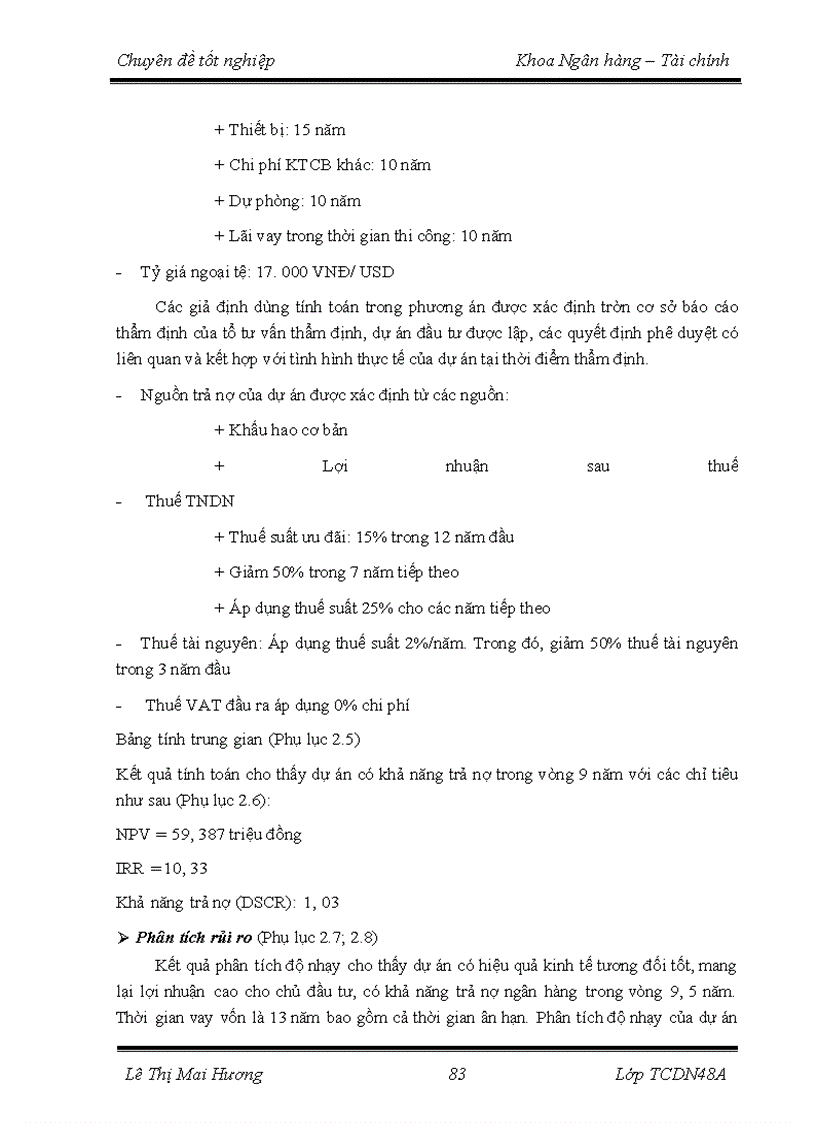 image for page Nâng cao chất lượng thẩm định tài chính dự án trong hoạt động cho vay tại Ngân hàng Đầu tư và Phát triển Việt Nam chi nhánh Ba Đình