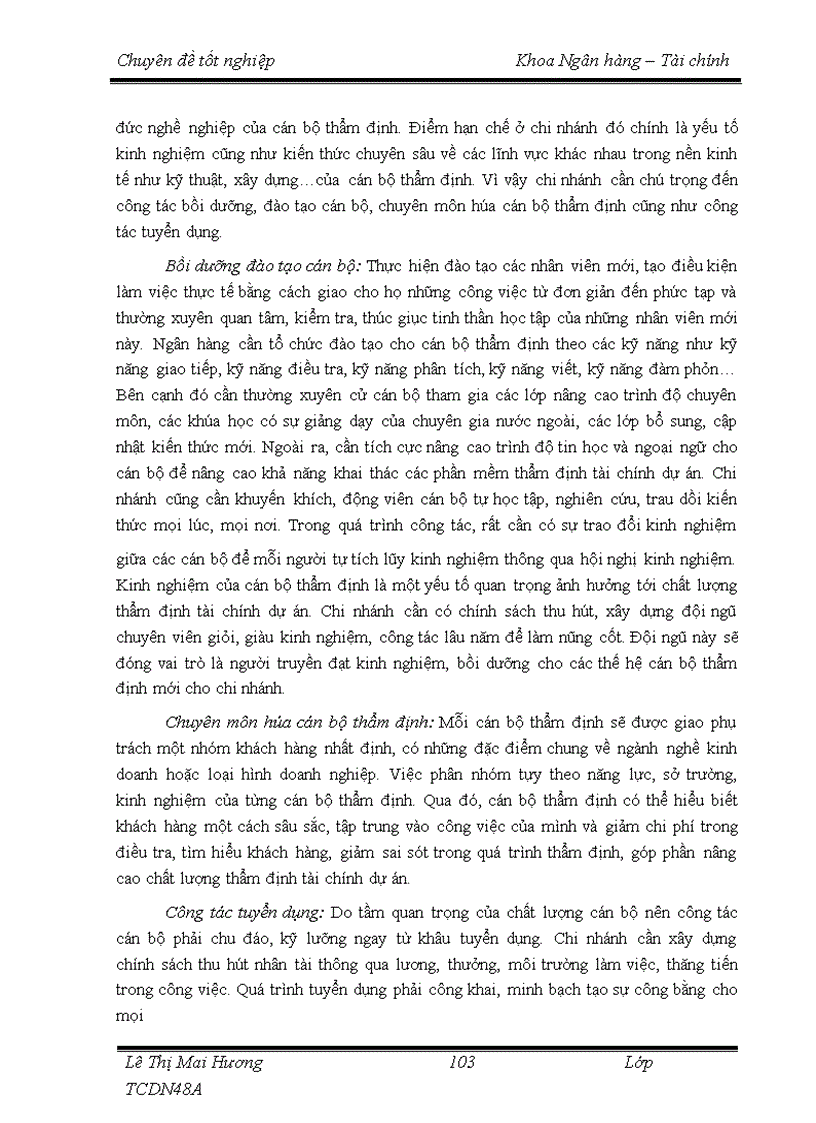 image for page Nâng cao chất lượng thẩm định tài chính dự án trong hoạt động cho vay tại Ngân hàng Đầu tư và Phát triển Việt Nam chi nhánh Ba Đình