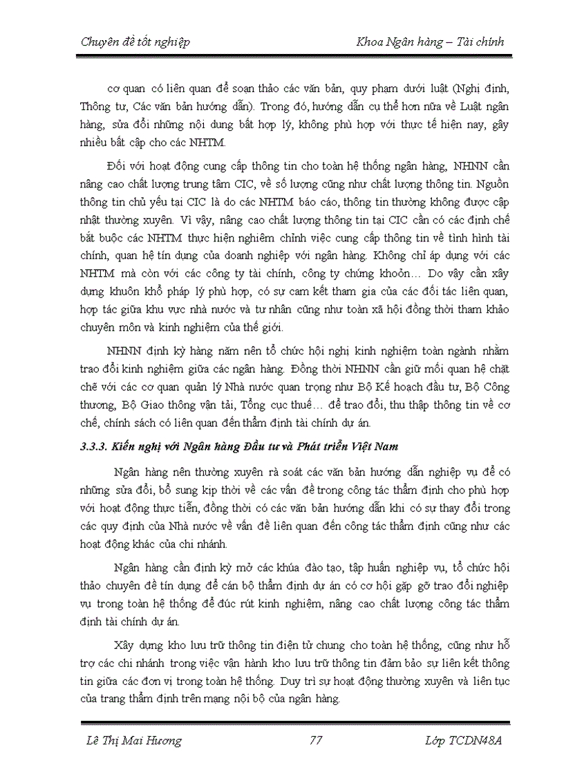 image for page Nâng cao chất lượng thẩm định tài chính dự án trong hoạt động cho vay tại Ngân hàng Đầu tư và Phát triển Việt Nam chi nhánh Ba Đình