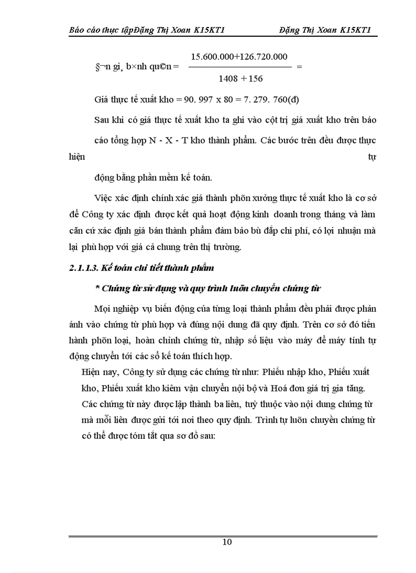 image for page Kế toán thành phẩm, tiêu thụ thành phẩm và xác định kết quả tiêu thụ tại Công ty CP May 10