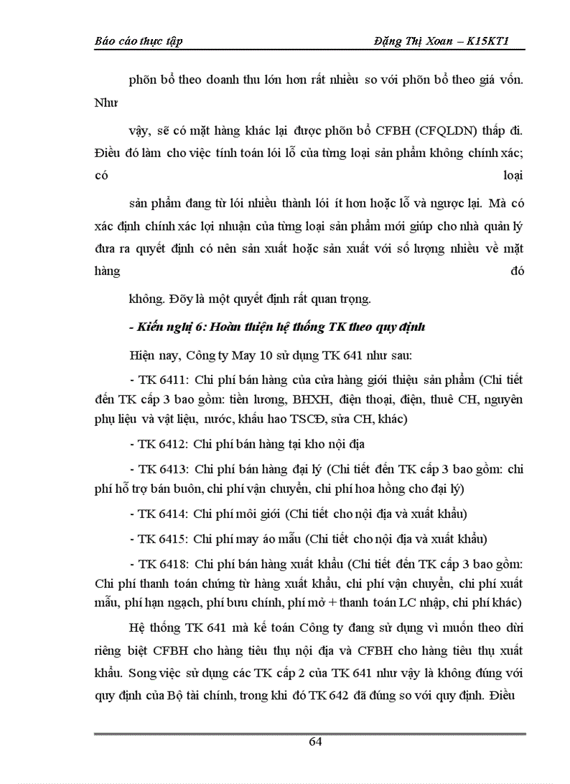 image for page Kế toán thành phẩm, tiêu thụ thành phẩm và xác định kết quả tiêu thụ tại Công ty CP May 10