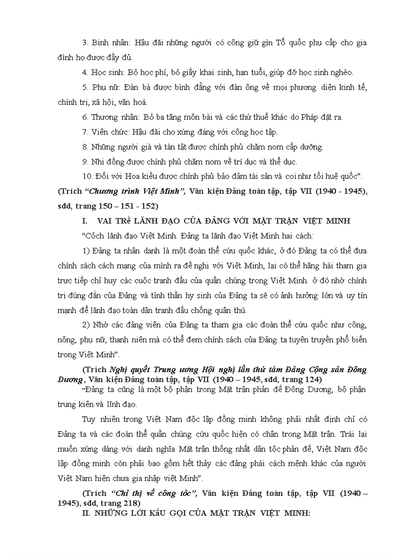 image for page Hoàn cảnh và sự ra đời mặt trận Việt nam độc lập đồng minh