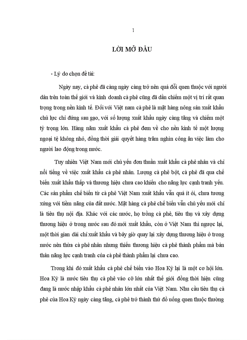 image for page Nâng cao năng lực canh tranh xuất khẩu của cà phê Việt Nam đến 2020