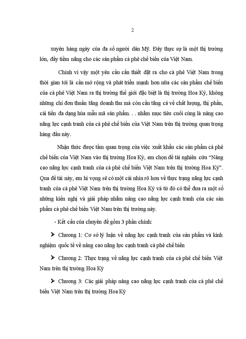 image for page Nâng cao năng lực canh tranh xuất khẩu của cà phê Việt Nam đến 2020