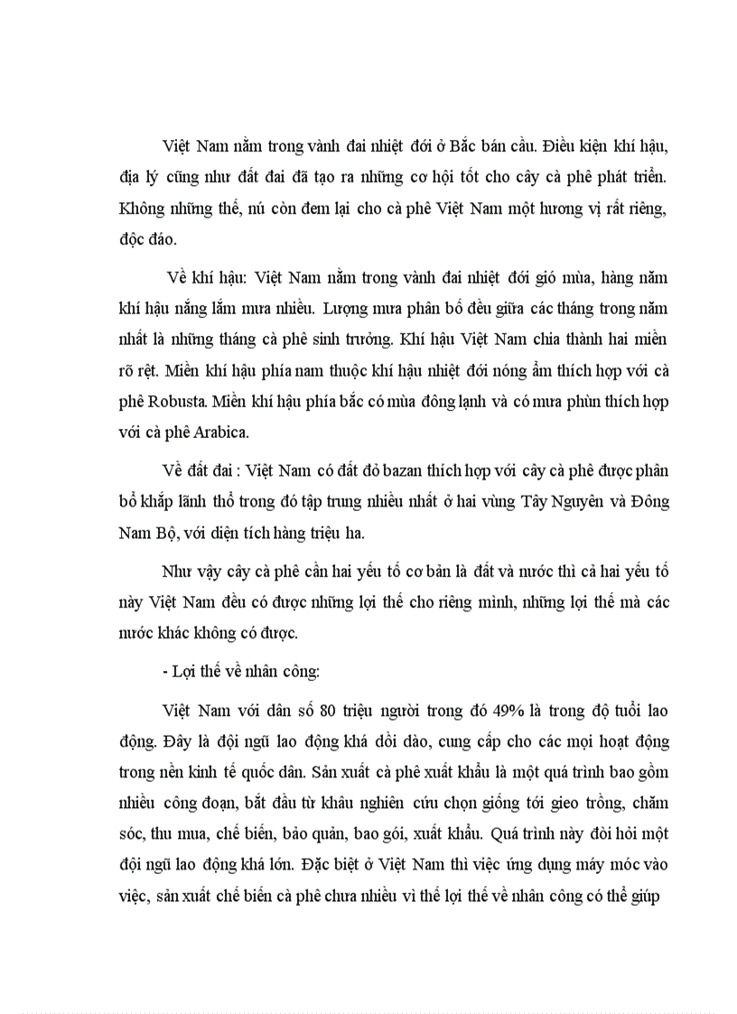 image for page Nâng cao năng lực canh tranh xuất khẩu của cà phê Việt Nam đến 2020