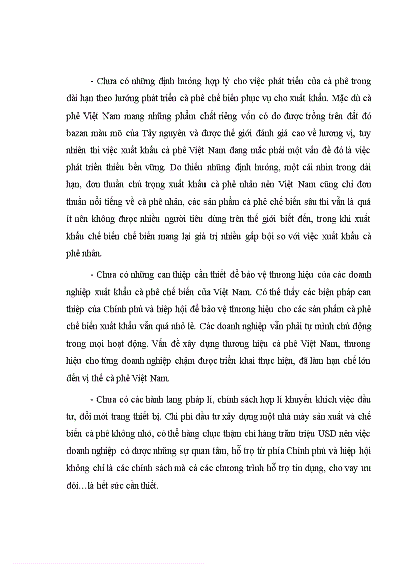 image for page Nâng cao năng lực canh tranh xuất khẩu của cà phê Việt Nam đến 2020