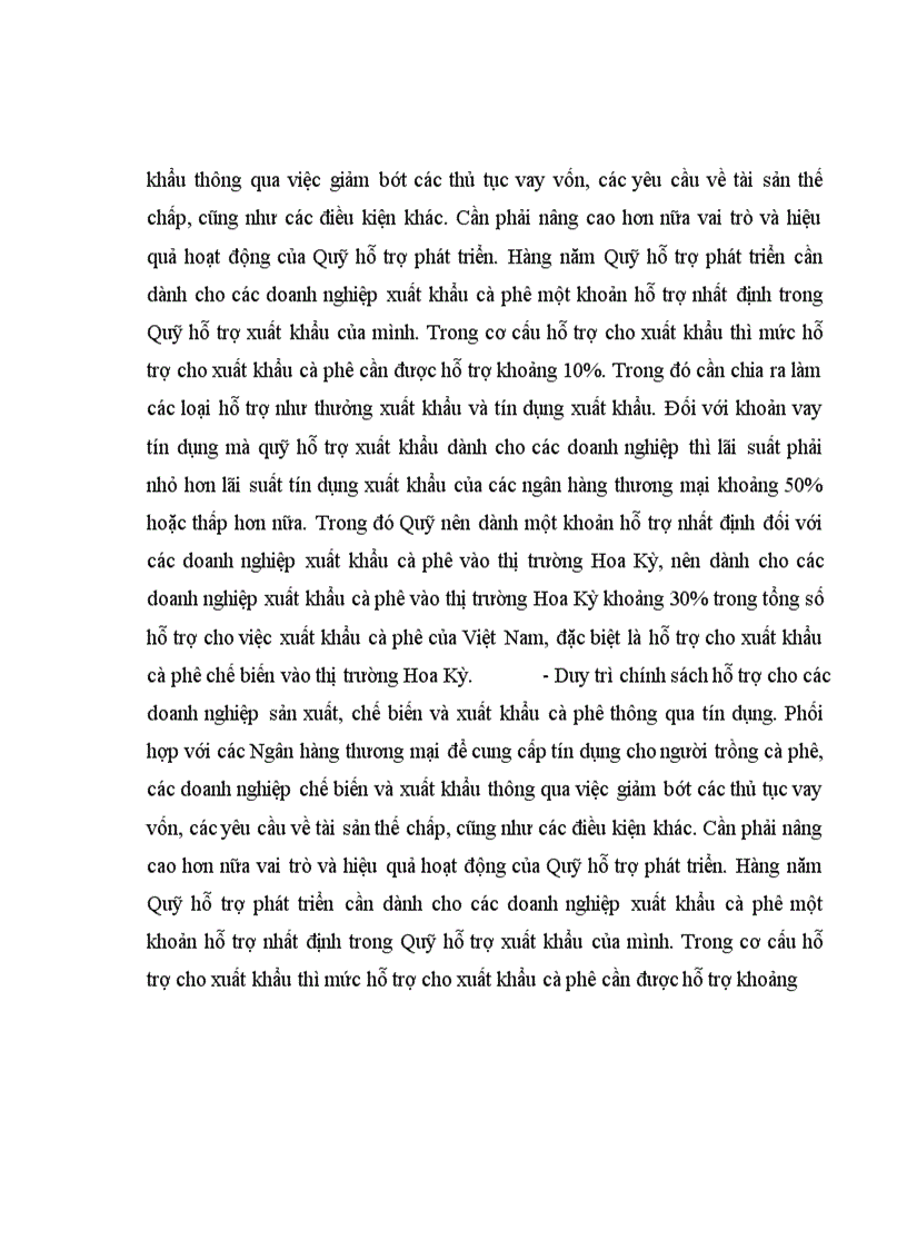 image for page Nâng cao năng lực canh tranh xuất khẩu của cà phê Việt Nam đến 2020