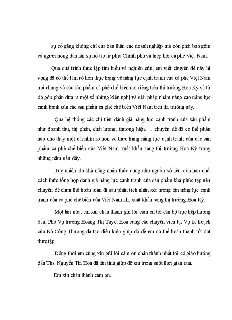 image for page Nâng cao năng lực canh tranh xuất khẩu của cà phê Việt Nam đến 2020