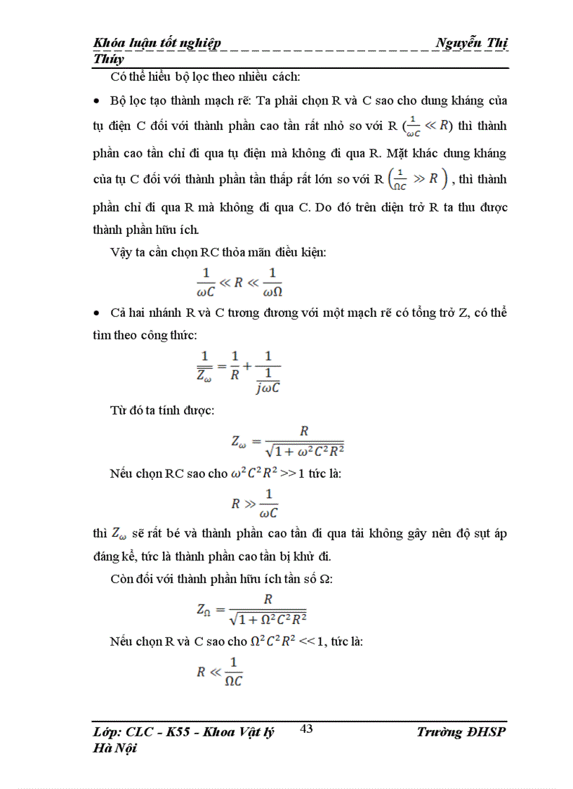 image for page Thí nghiệm tách sóng trong chương trình điện tử đại cương của khoa Vật Lý