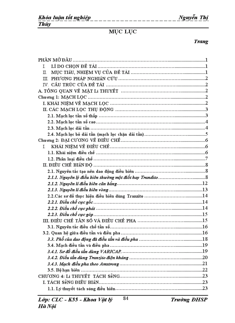 image for page Thí nghiệm tách sóng trong chương trình điện tử đại cương của khoa Vật Lý