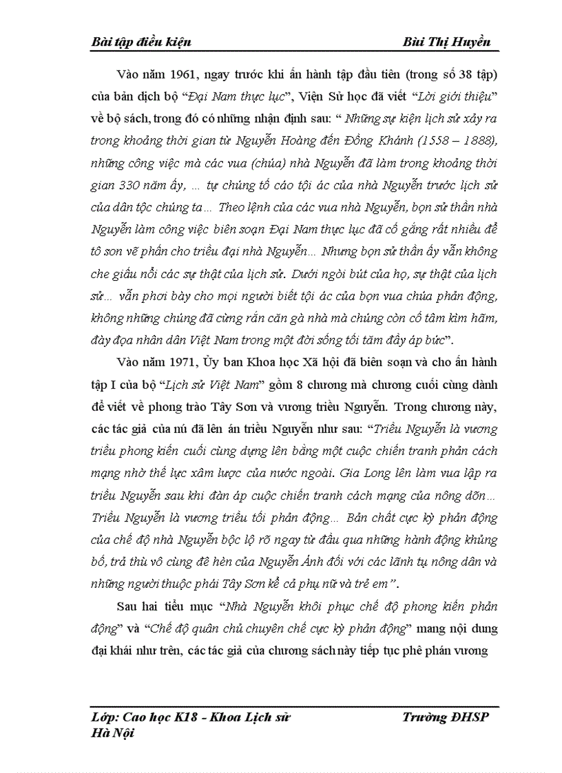 Khái quát về vương triều Nguyễn