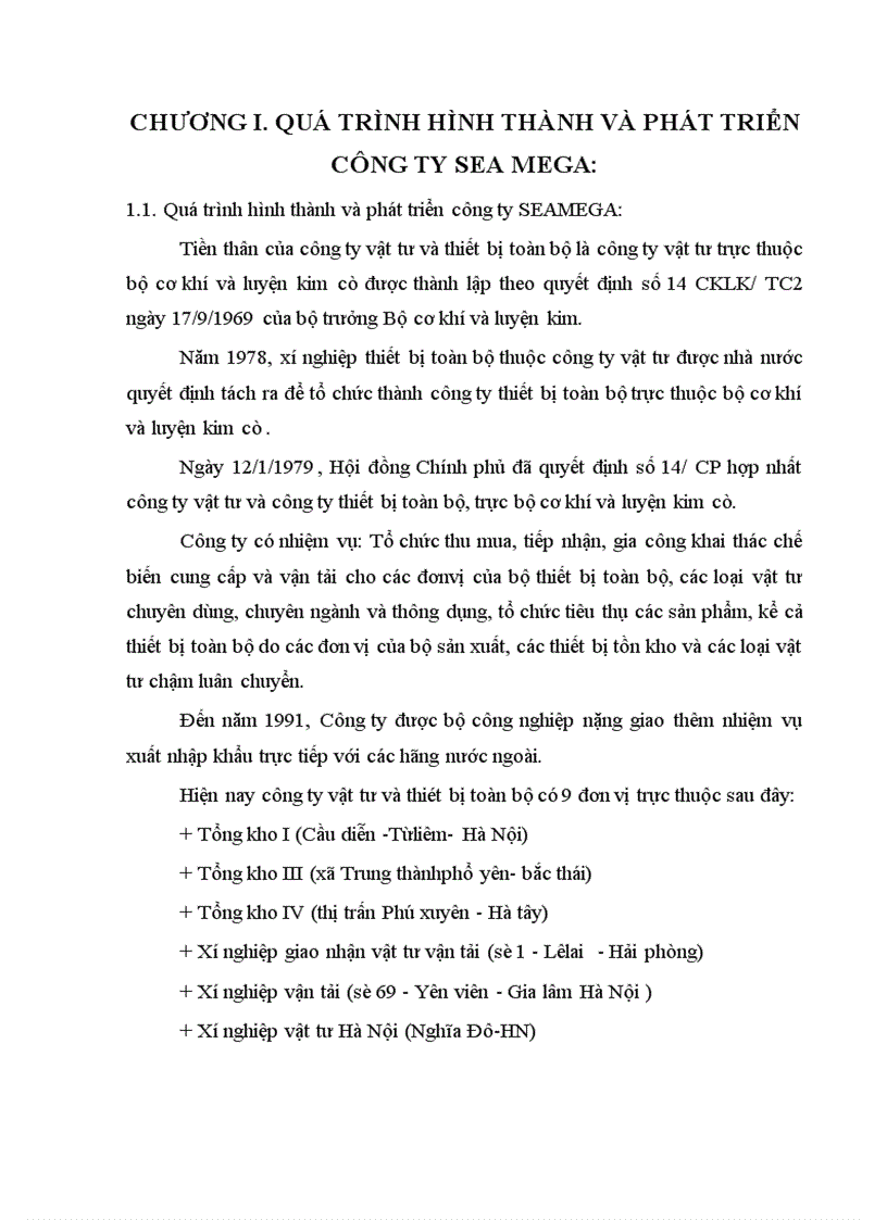 image for page Thực trạng, quy trình thực hiện hợp đồng nhập khẩu tại công ty sea mega: