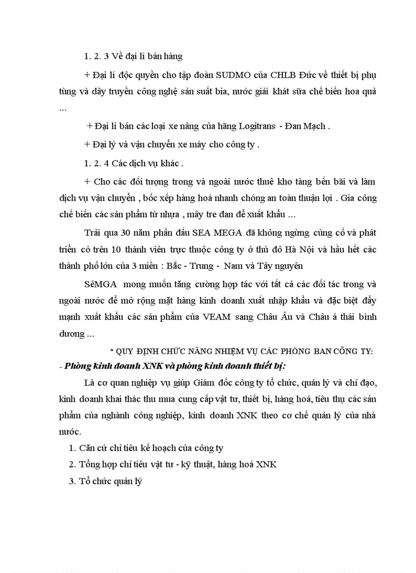 image for page Thực trạng, quy trình thực hiện hợp đồng nhập khẩu tại công ty sea mega: