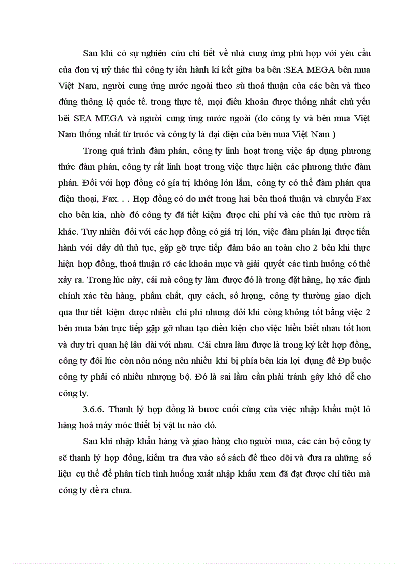 image for page Thực trạng, quy trình thực hiện hợp đồng nhập khẩu tại công ty sea mega: