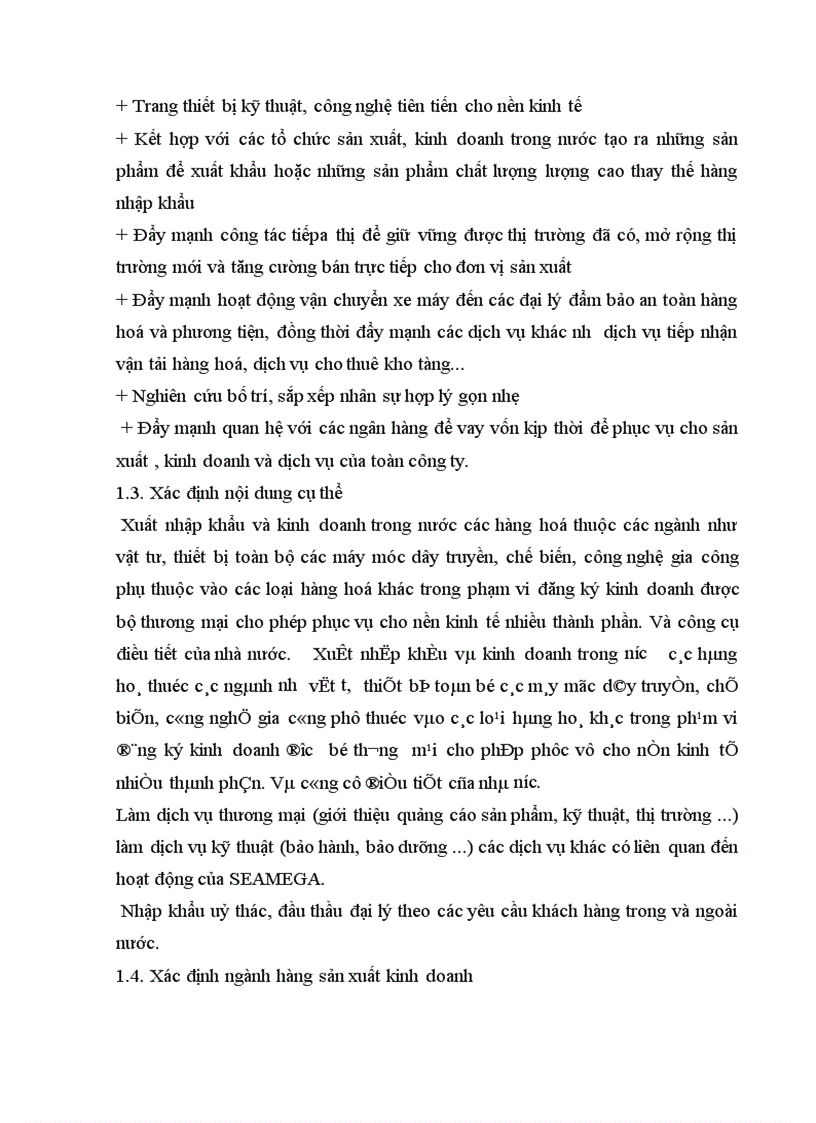 image for page Thực trạng, quy trình thực hiện hợp đồng nhập khẩu tại công ty sea mega: