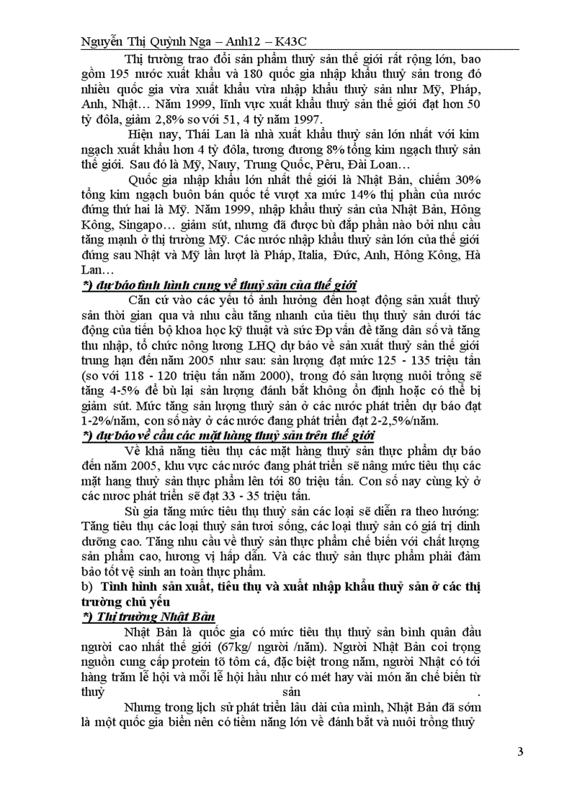 image for page Thực trạng xuất khẩu thuỷ sản của Việt Nam sang các thị trường chủ yếu : Nhật Bản, Mỹ, Trung Quốc, EU