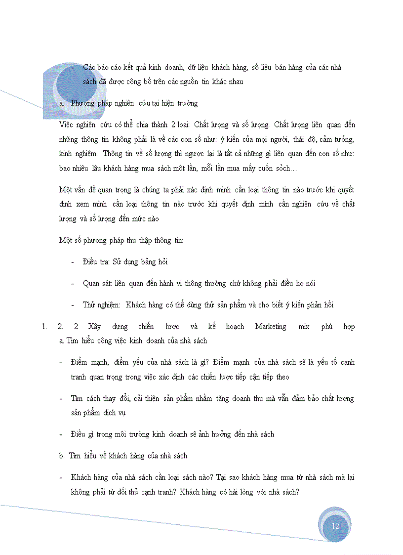 image for page Phương hướng và giải pháp nhằm đẩy mạnh ứng dụng marketing vào hoạt động bán sach và văn phòng phẩm ở nhà sách tiền phong