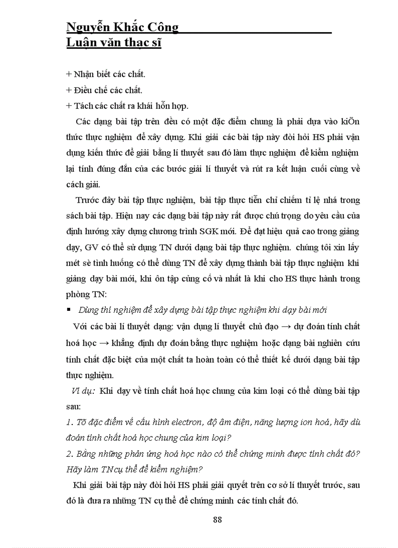 image for page Phương pháp sử dụng thí nghiệm phần hoá vô cơ lớp 12 ban khtn trong giảng dạy hoá học