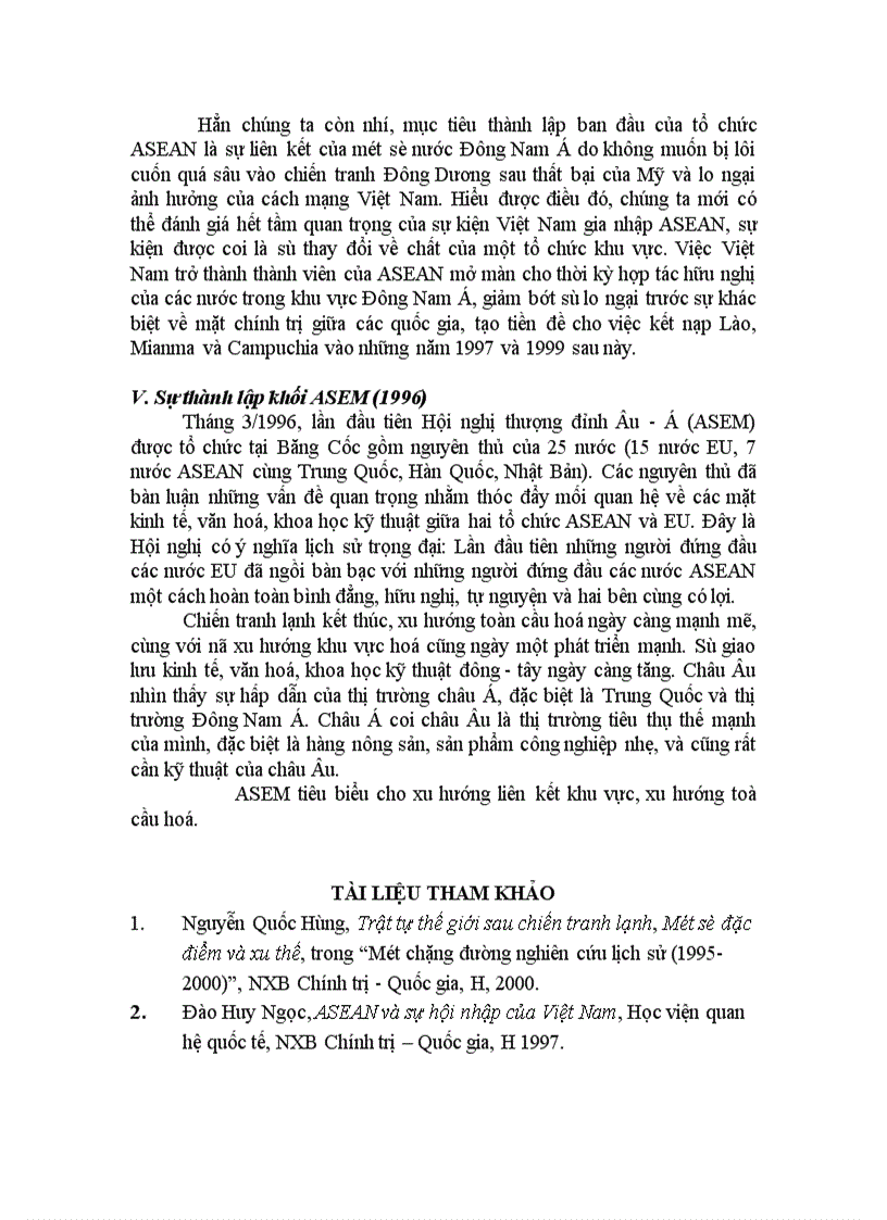 image for page Những Sự kiện quan trọng của Đông Nam á thế kỷ XX SV