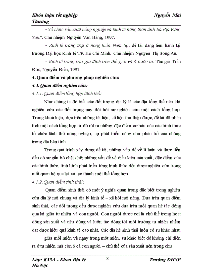 image for page Định hướng tổ chức lãnh thổ nông nghiệp tỉnh Yên Bái