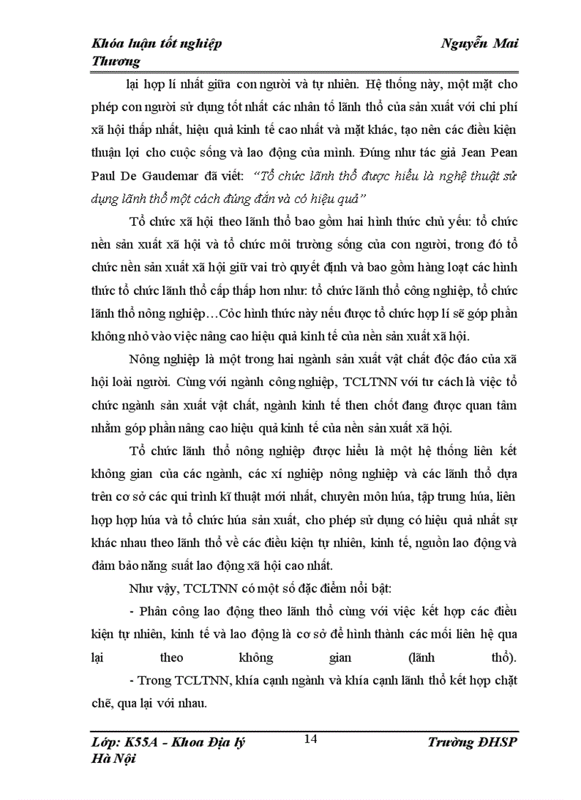 image for page Định hướng tổ chức lãnh thổ nông nghiệp tỉnh Yên Bái