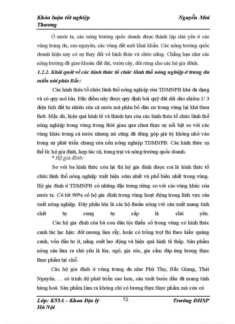 image for page Định hướng tổ chức lãnh thổ nông nghiệp tỉnh Yên Bái