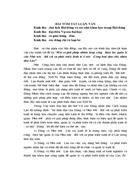 Một số giải pháp nhằm tăng cường hiệu lực quản lý của Nhà nước đối với sự phát triển kinh tế ở nước Cộng hoà dân chủ nhân dân Lào