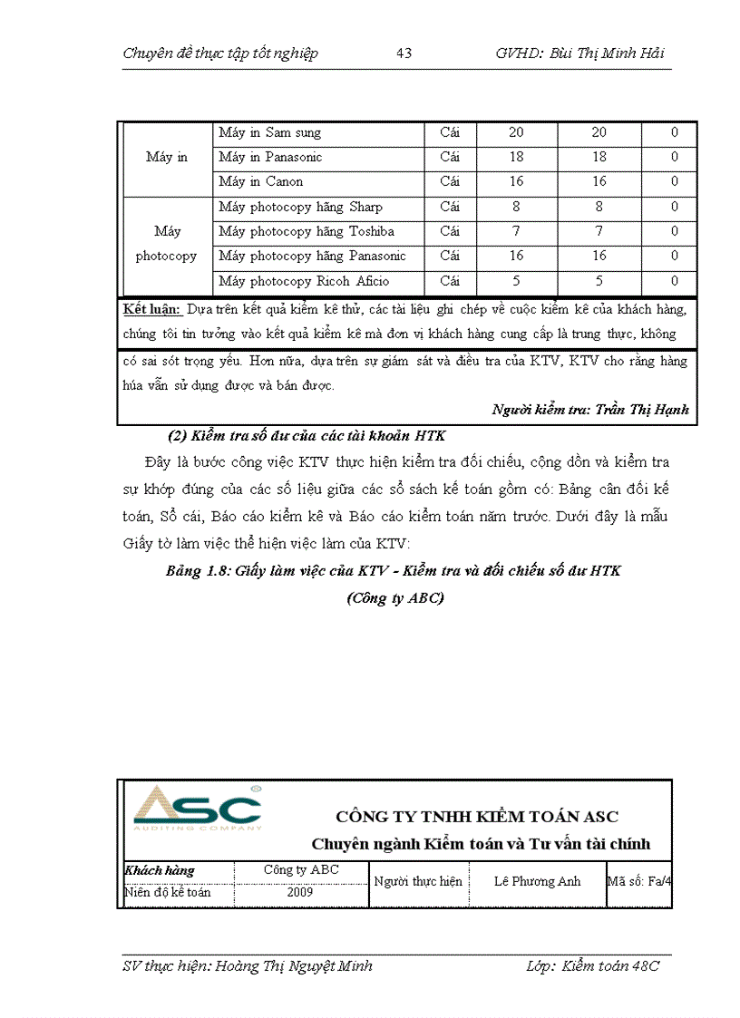 image for page Nhận xét và các giải pháp hoàn thiện kiểm toán khoản mục hàng tồn kho trong quy trình kiểm toán Báo cáo tài chính do Công ty TNHH Kiểm toán ASC thực hiện