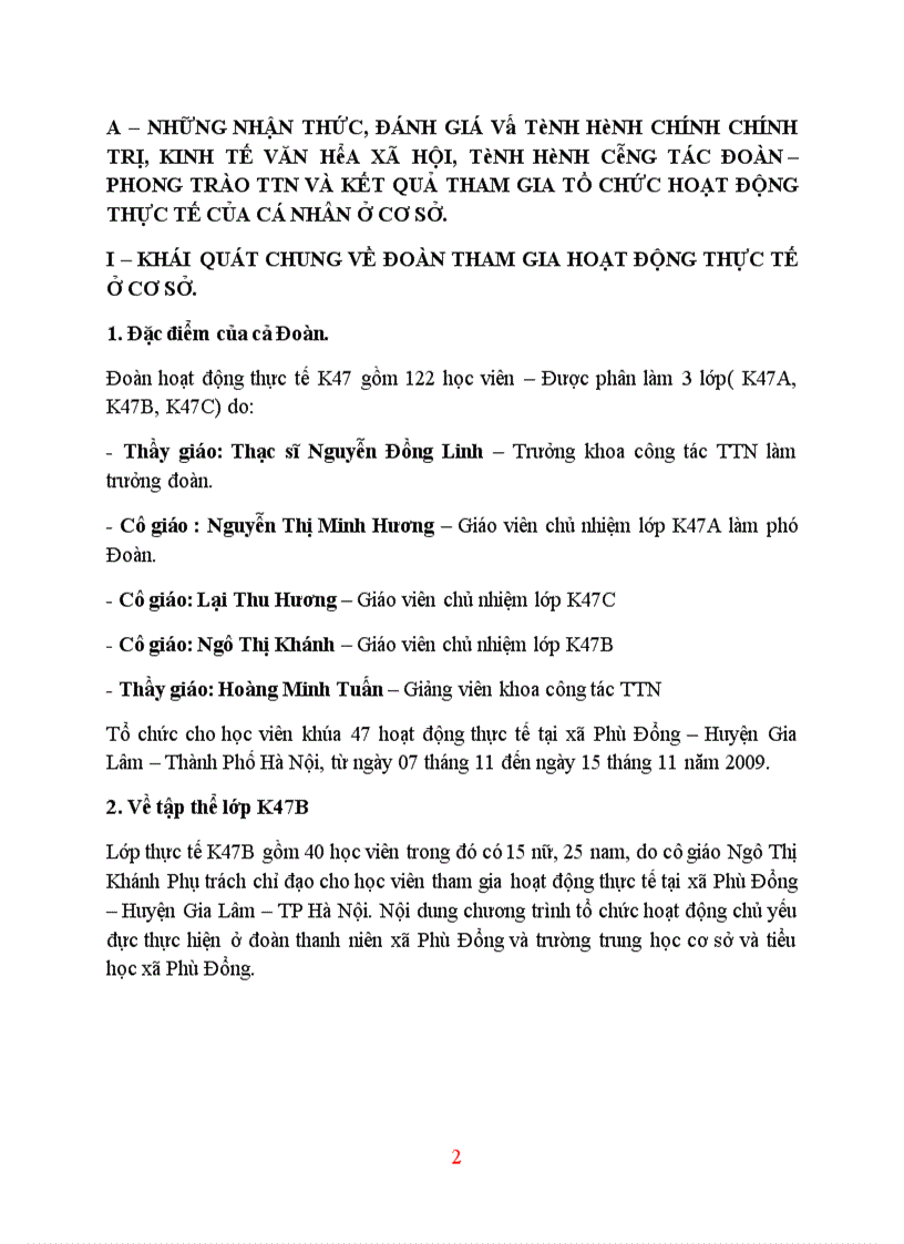 image for page Tình hình hoạt động chính trị, kinh tế, văn hóa xã hội và tình hình công tác đoàn, phong trào TTN