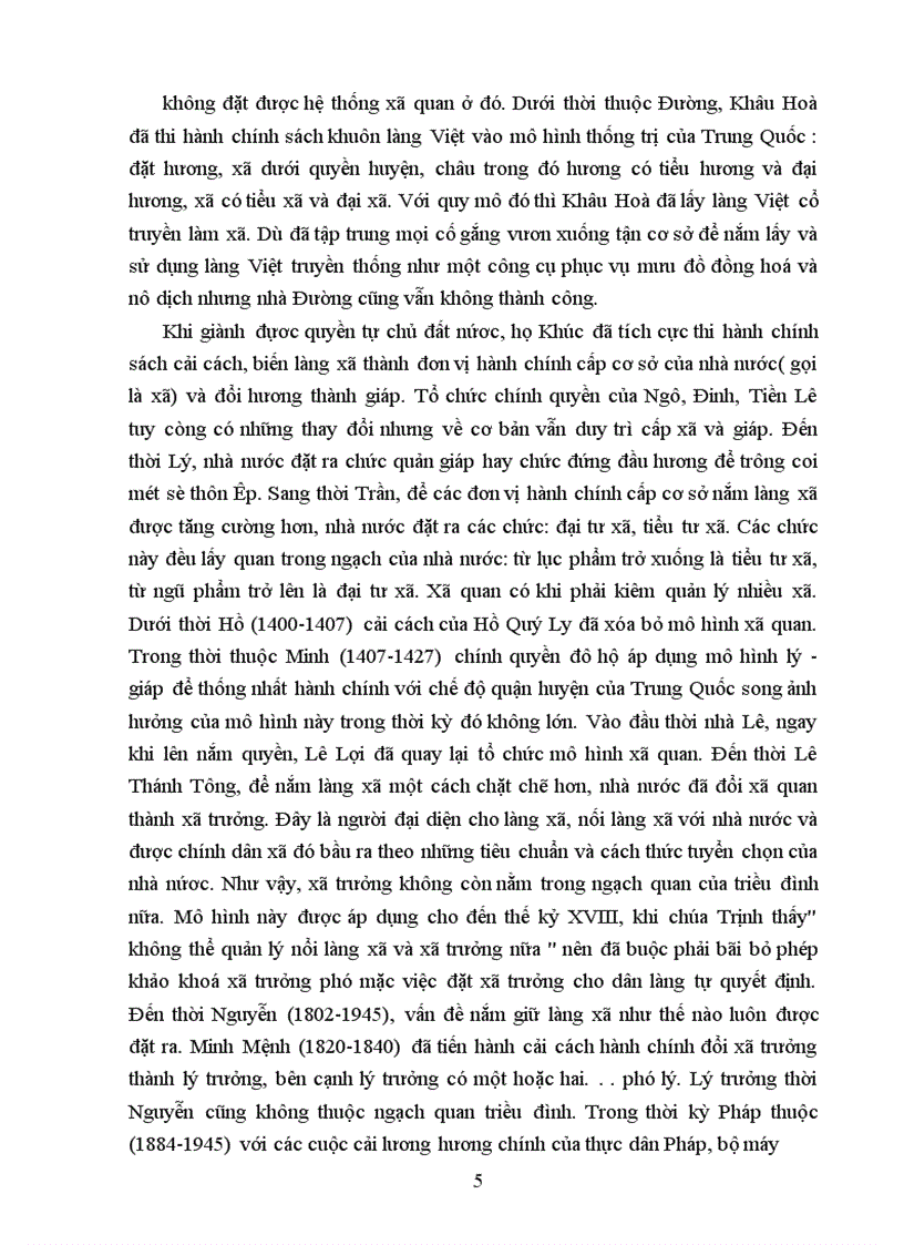 image for page Vài nét về làng xã Việt Nam và một số quyền lợi của bộ phận lý dịch/kỳ dịch trong làng xã
