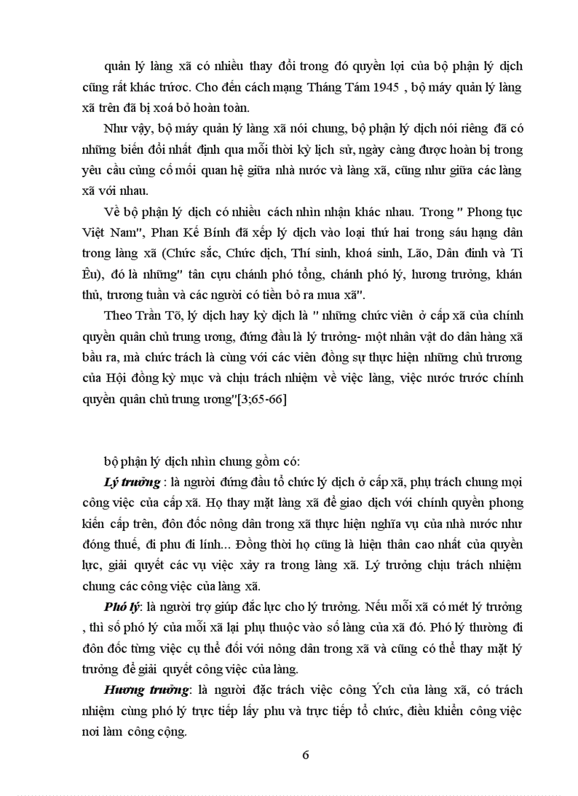 image for page Vài nét về làng xã Việt Nam và một số quyền lợi của bộ phận lý dịch/kỳ dịch trong làng xã