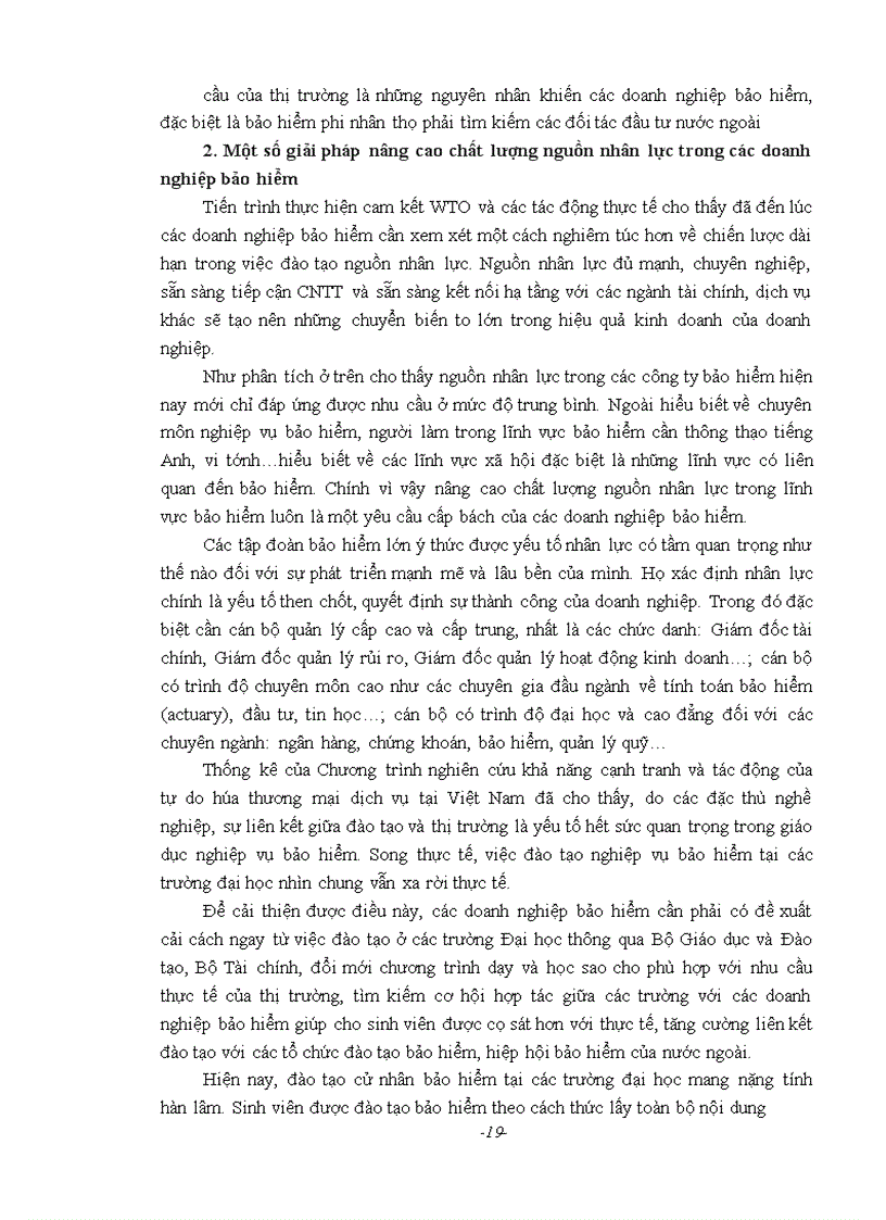 image for page Thị trường bảo hiểm Việt Nam và công tác phát triển nguồn nhân lực của các doanh nghiệp bảo hiểm