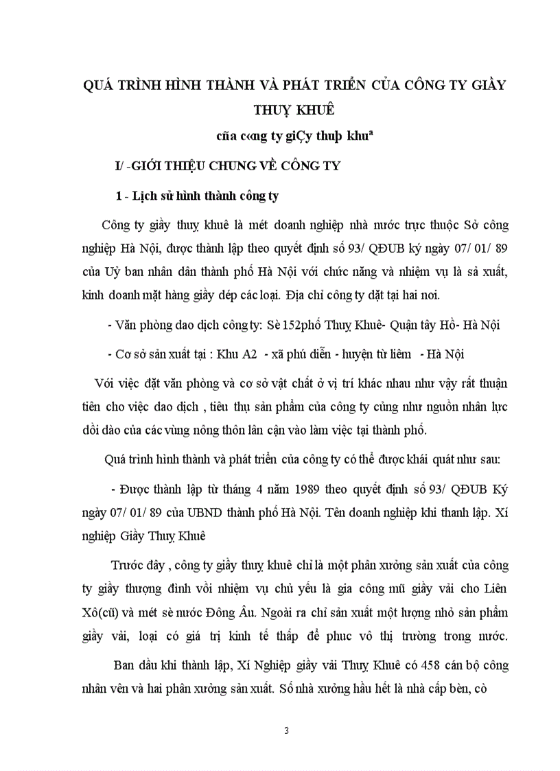 image for page Thực trạng hoạt động Sản XUất kinh doanh của công ty giầy thuỵ khuê