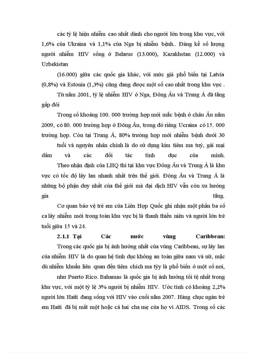 image for page Thực trạng hiv/aids trên thế giới