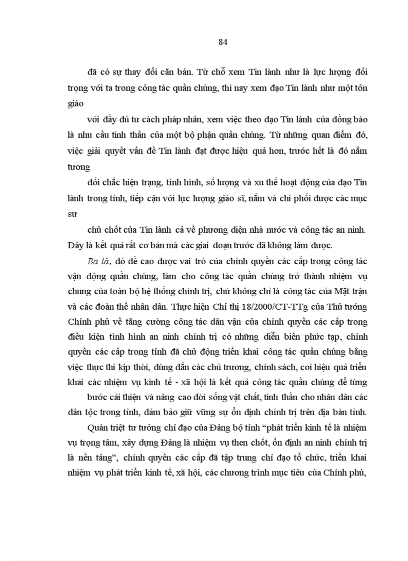image for page Một số giải pháp và chính sách đối với vấn đề tôn giáo trong vùng đồng bào các dân tộc thiểu số tỉnh Đắc Lắc