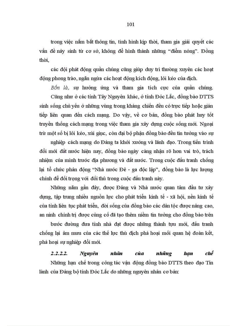 image for page Một số giải pháp và chính sách đối với vấn đề tôn giáo trong vùng đồng bào các dân tộc thiểu số tỉnh Đắc Lắc