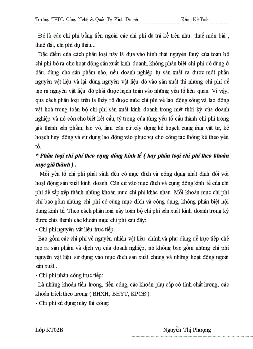 image for page Kế toán chi phí và tính giá thành sản phẩm