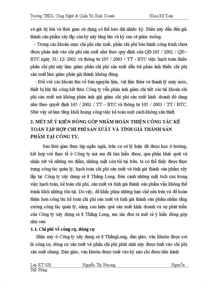 image for page Kế toán chi phí và tính giá thành sản phẩm