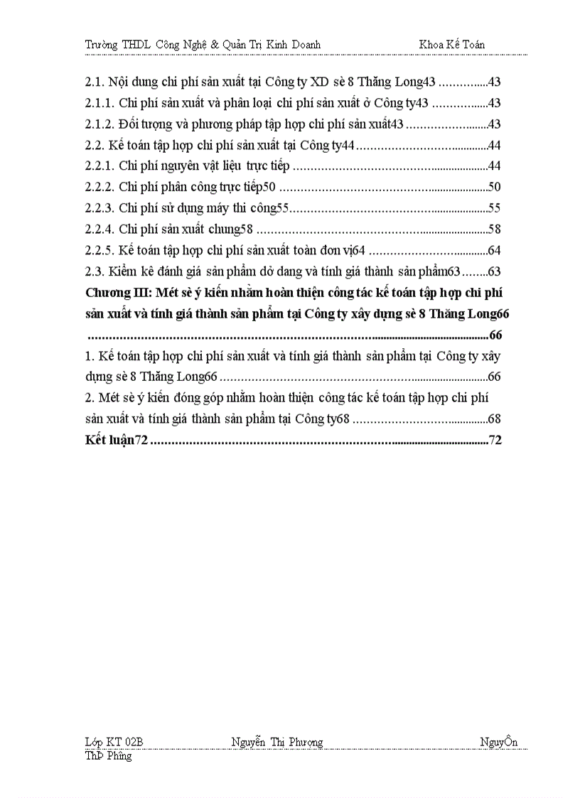 image for page Kế toán chi phí và tính giá thành sản phẩm