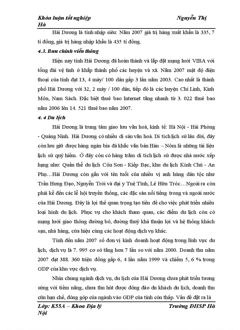 image for page Ứng dụng công nghệ thông tin trong dạy học Địa lí địa phương tỉnh Hải Dương