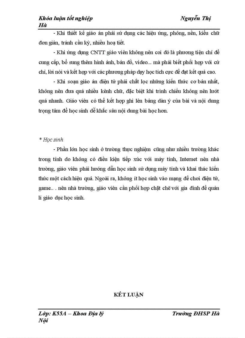 image for page Ứng dụng công nghệ thông tin trong dạy học Địa lí địa phương tỉnh Hải Dương