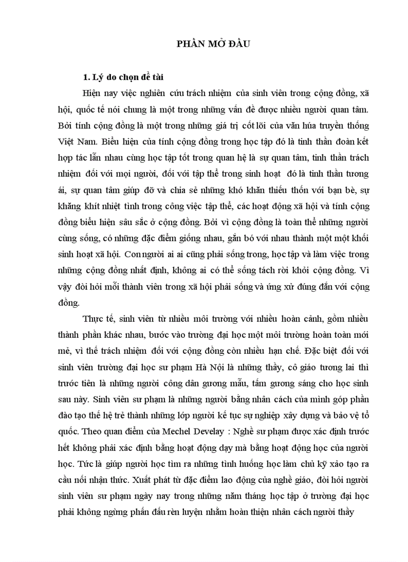 image for page Trách nhiệm của sinh viên đại học sư phạm Hà Nội với cộng đồng lớp học, trường học, cộng đồng dân cư nơi cư trú