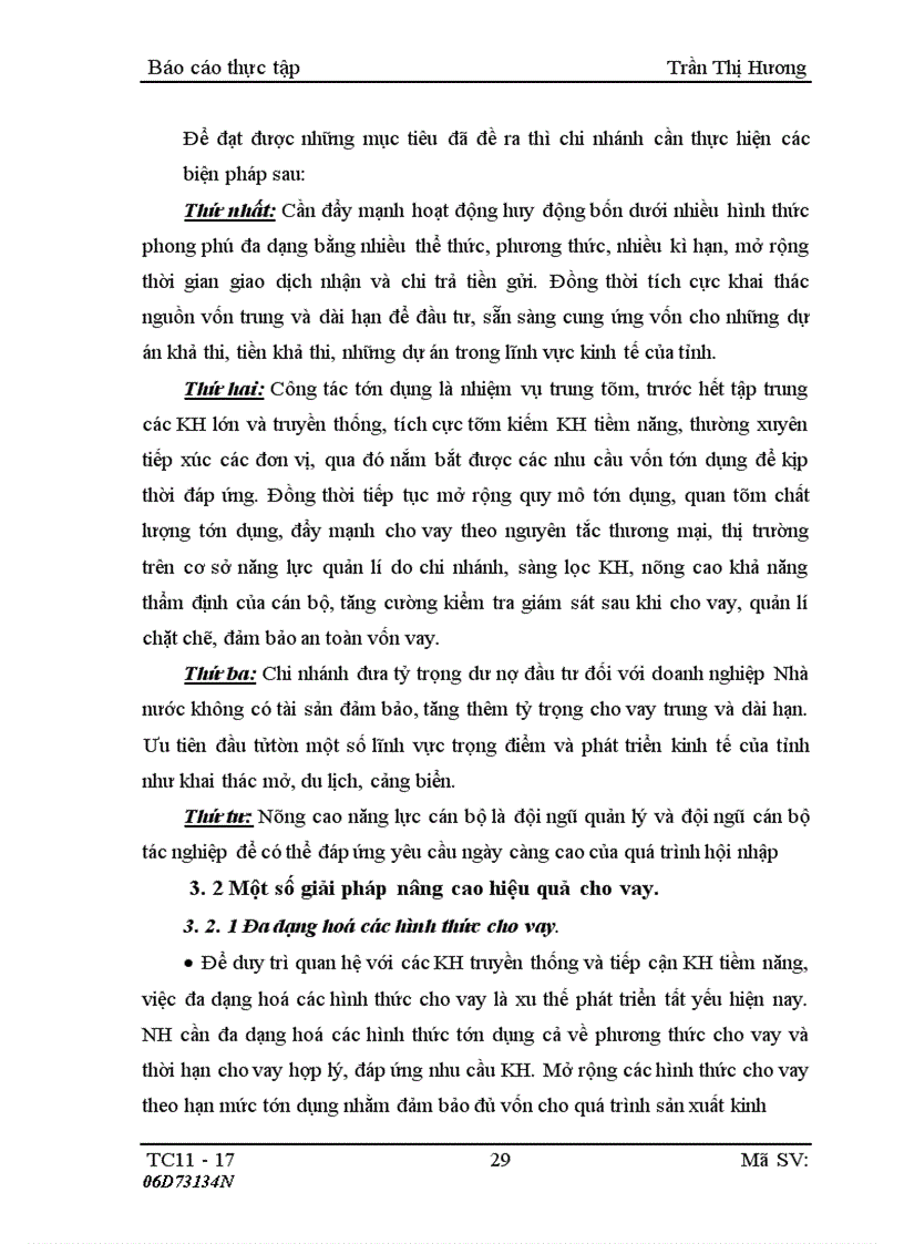 image for page Một số giải pháp nhằm nâng cao hiệu quả cho vay tại NH VPBank Nghệ An