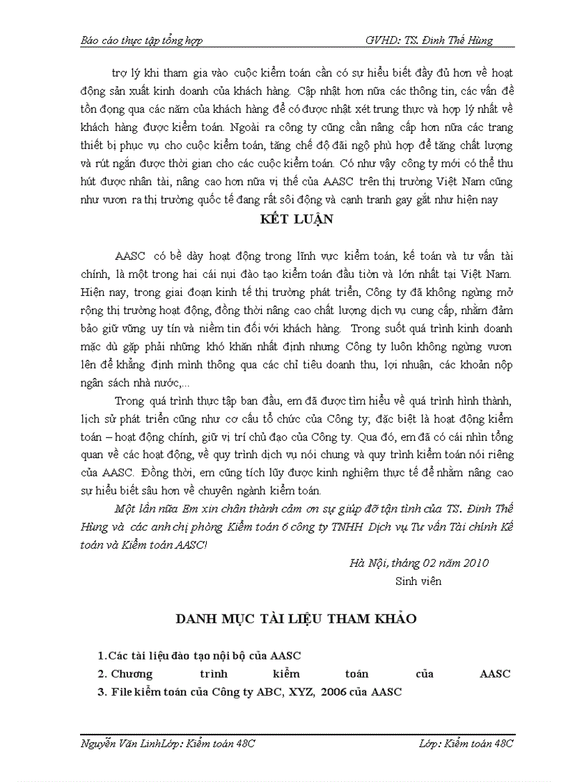 image for page Đặc điểm tổ chức kiểm toán của công ty TNHH Dịch vụ Tư vấn Tài Chính Kế toán và Kiểm toán AASC