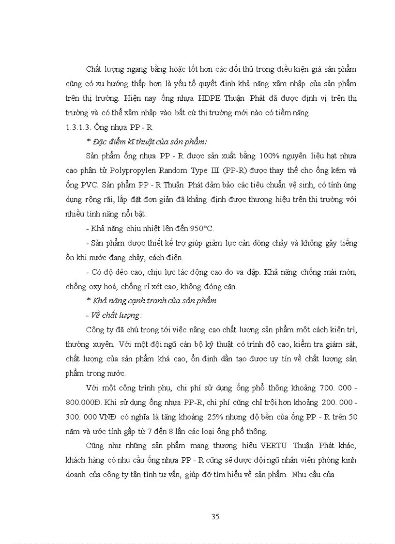 image for page Giải pháp nâng cao khả năng cạnh tranh của sản phẩm ống nhựa cao cấp VERTU của công ty cổ phần đầu tư xuất nhập khẩu Thuận