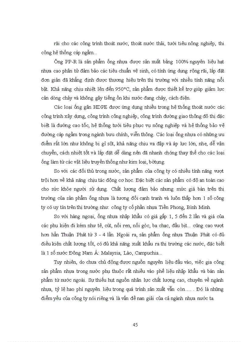 image for page Giải pháp nâng cao khả năng cạnh tranh của sản phẩm ống nhựa cao cấp VERTU của công ty cổ phần đầu tư xuất nhập khẩu Thuận