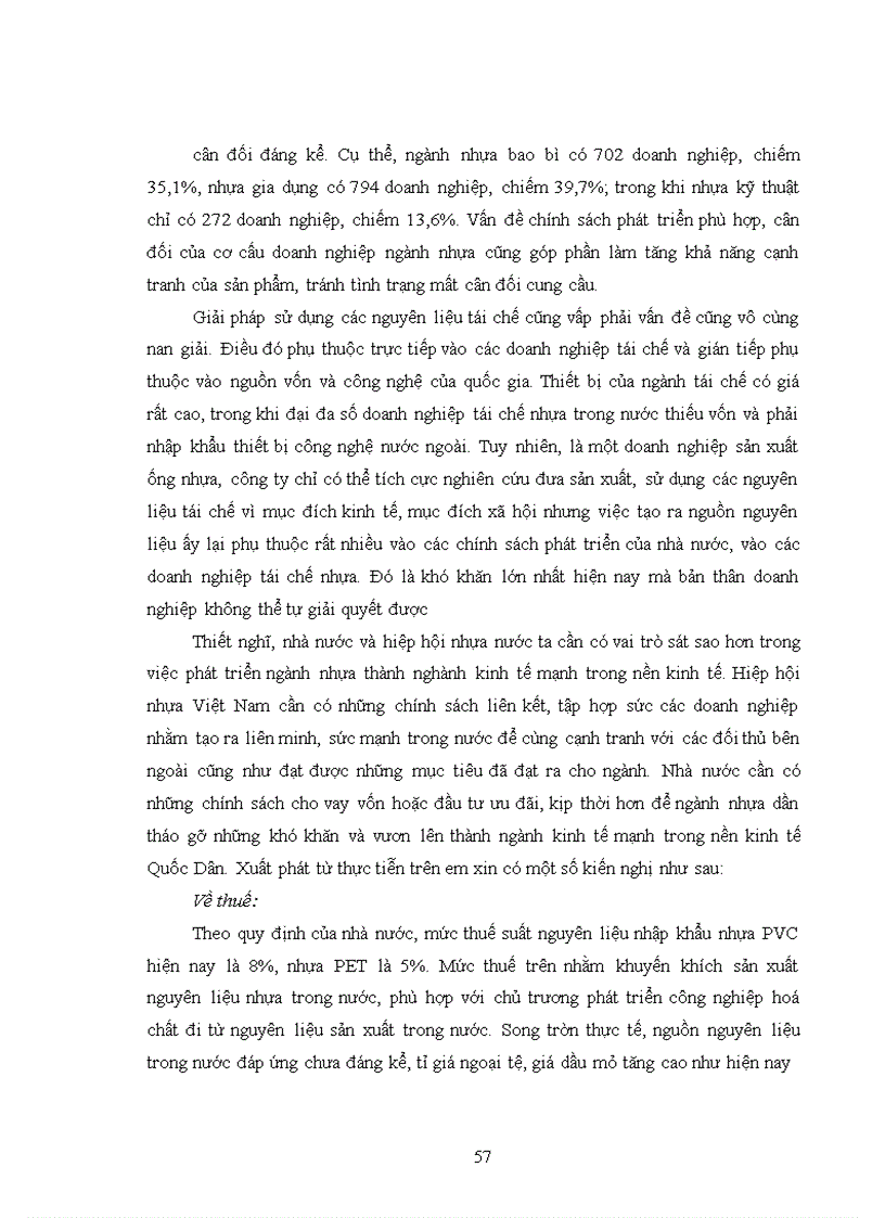 image for page Giải pháp nâng cao khả năng cạnh tranh của sản phẩm ống nhựa cao cấp VERTU của công ty cổ phần đầu tư xuất nhập khẩu Thuận