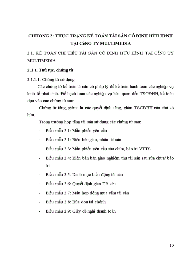 image for page Hoàn thiện kế toán TSCĐHH tại Công ty Truyền thông đa phương tiện Multimedia