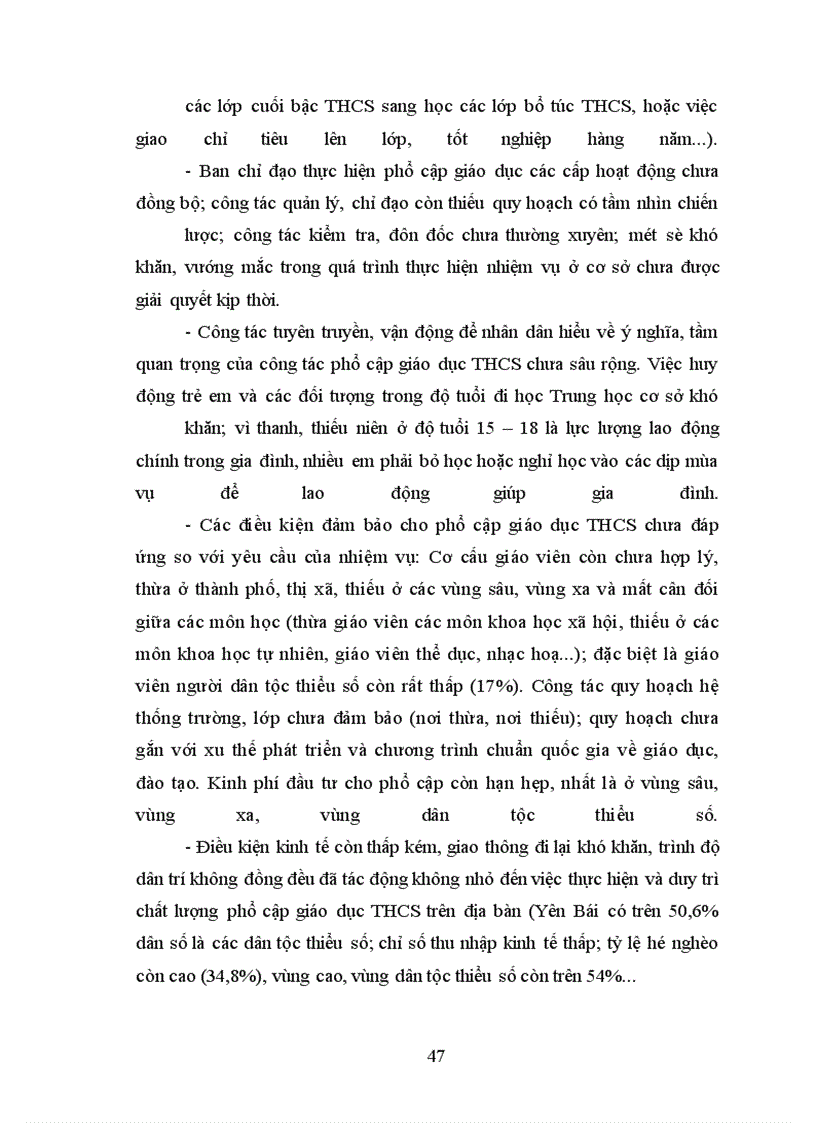 image for page Giải pháp quản lý công tác phổ cập giáo dục Trung học cơ sở ở vùng đồng bào dân tộc Dao Trắng tỉnh Yên Bái trong bối cảnh hiện nay