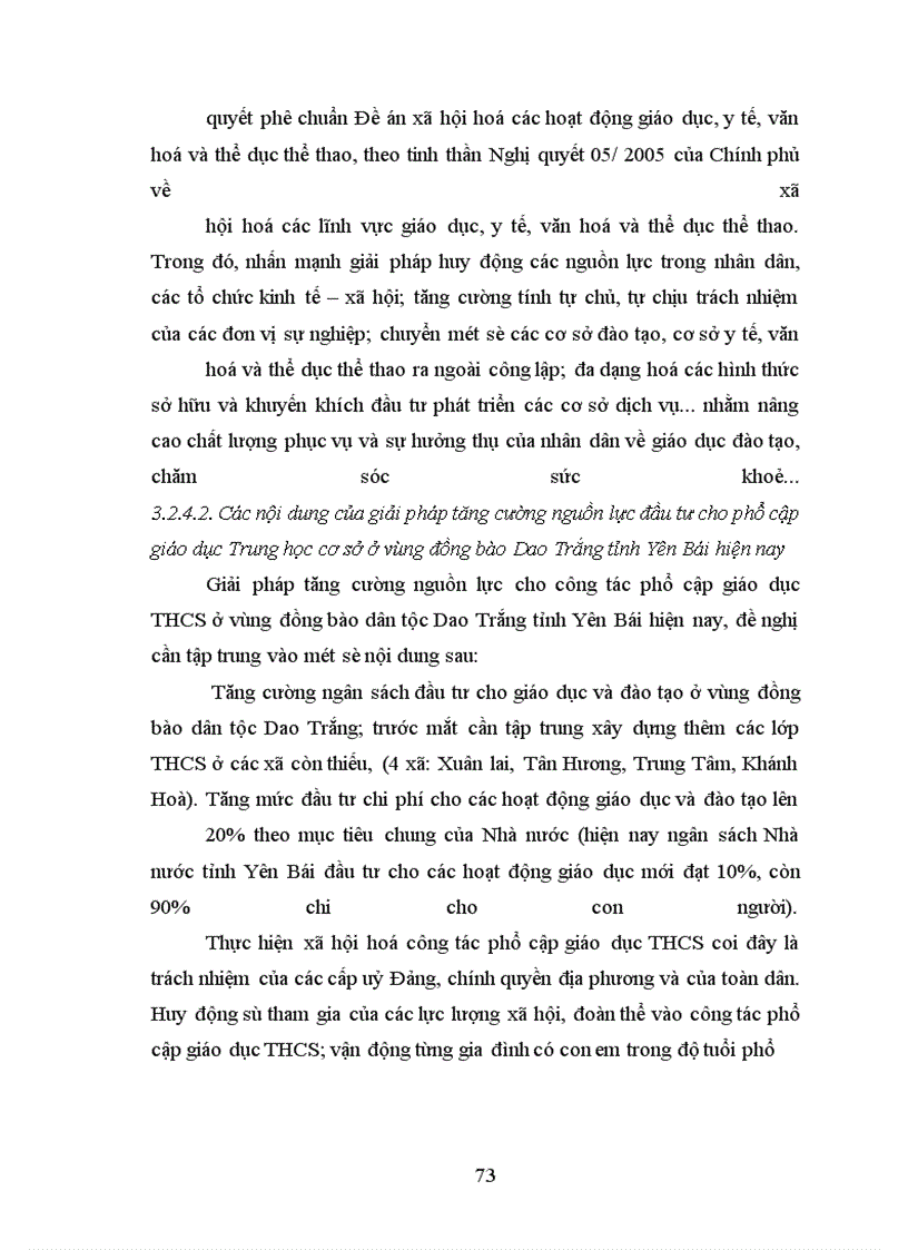 image for page Giải pháp quản lý công tác phổ cập giáo dục Trung học cơ sở ở vùng đồng bào dân tộc Dao Trắng tỉnh Yên Bái trong bối cảnh hiện nay